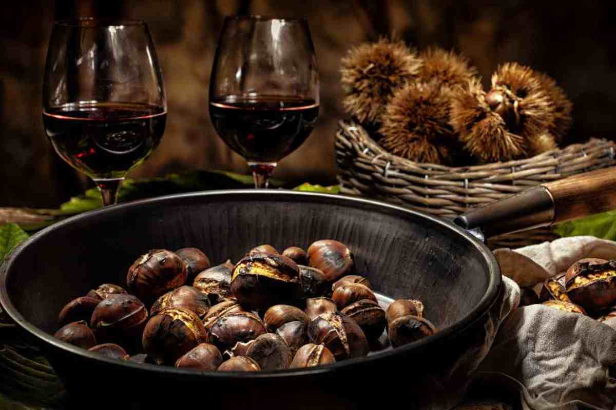 Castagne e vino