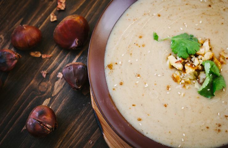 Come fare la zuppa di ceci e castagne