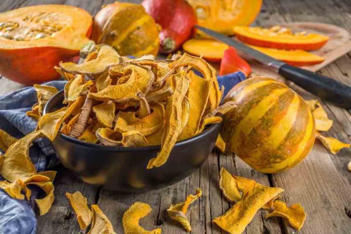 Come fare le chips di zucca