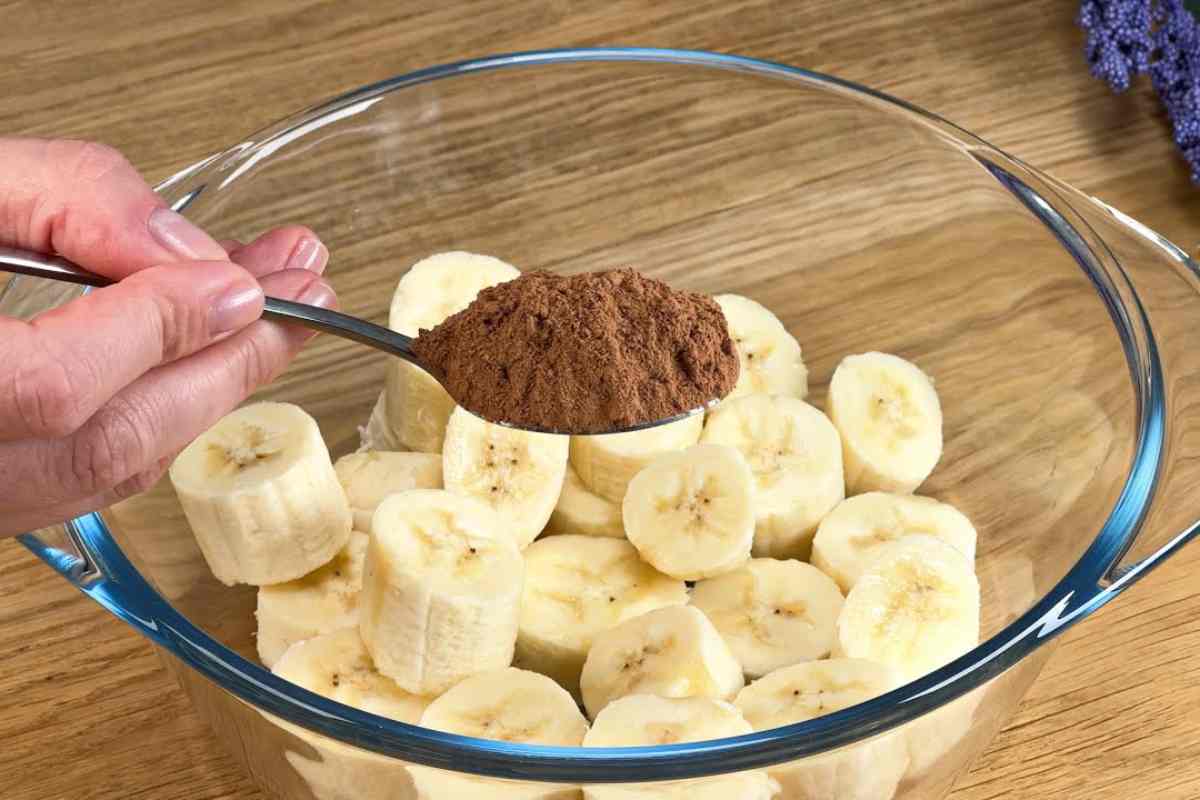 Dessert-con-banane-e-cacao