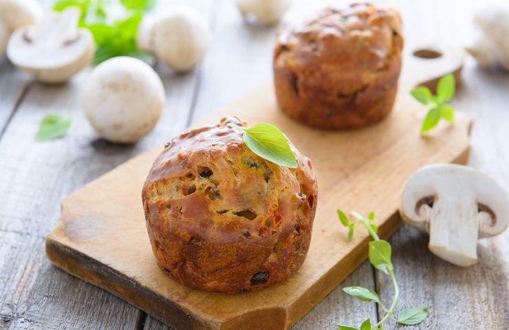 Muffin ai funghi ricetta